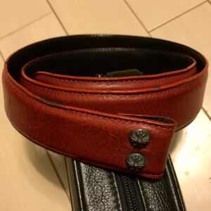 クロムハーツ　ベルト　赤