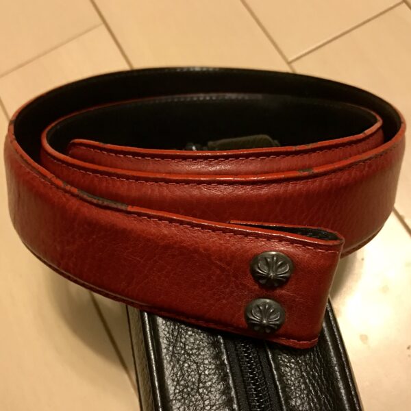 クロムハーツ　ベルト　赤