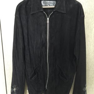 クロムハーツ　スェードコート　黒