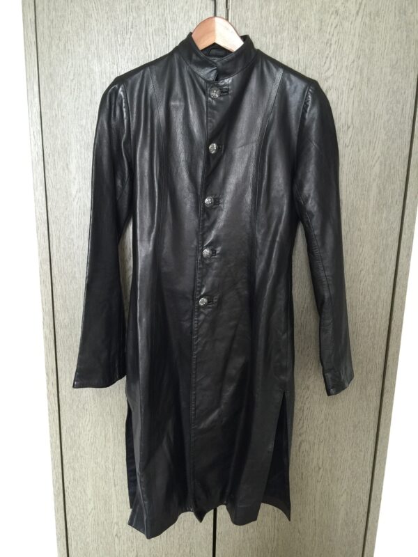 クロムハーツ　ロングレザーコート