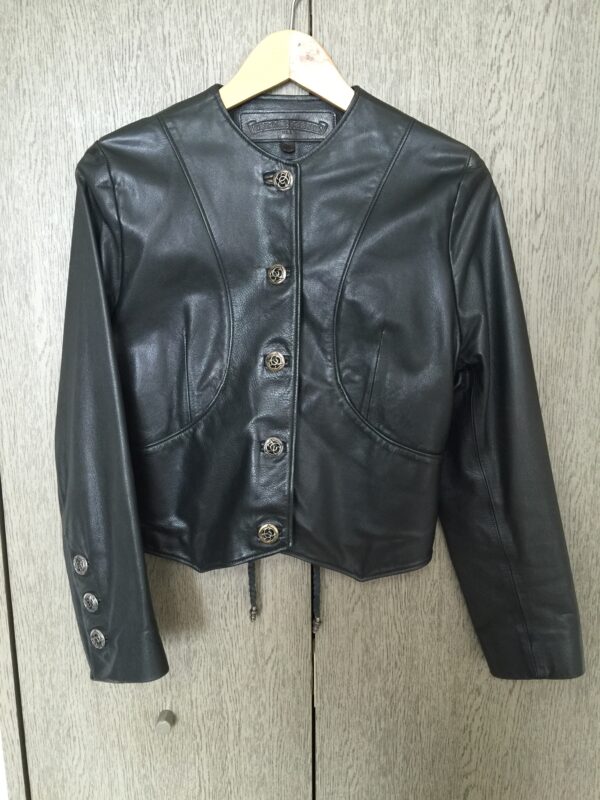 クロムハーツ　レザージャケット　レディース