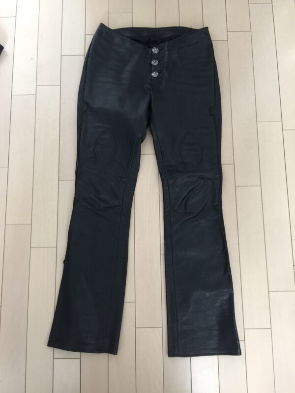 クロムハーツ　レザーパンツ